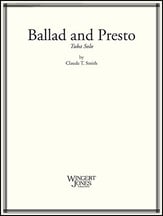 BALLAD AND PRESTO DANCE TUBA SOLO cover